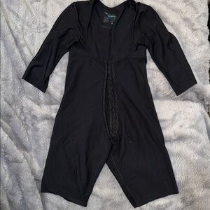 Black Women's Shapewear Bodysuit post op